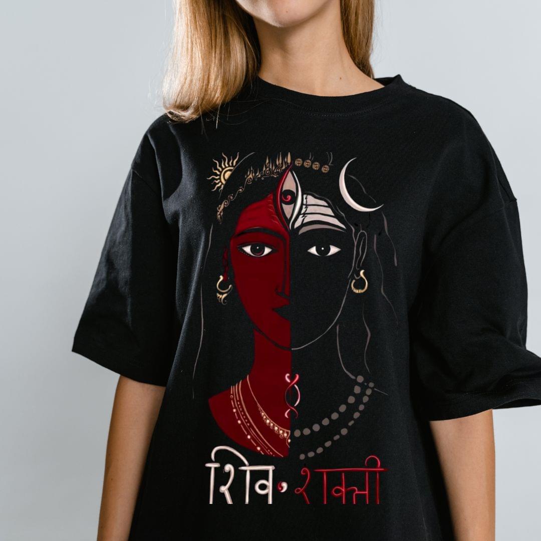 शिव शक्ति Oversize  T-shirt